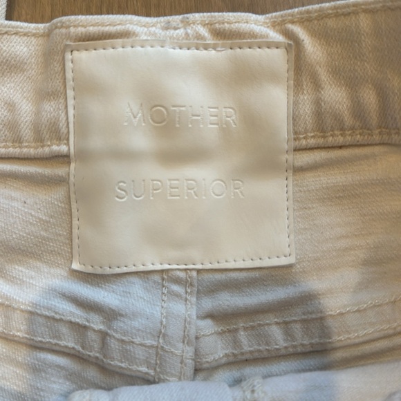 Mother Denim The Hustler Patch Pocket Flood Act Natural - Picture 5 of 10